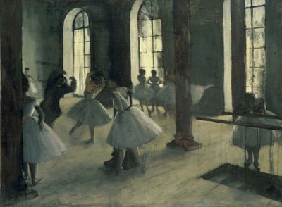 The Rehearsal in the Dance Studio by Edgar Degas
